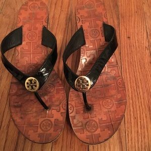 Tory Burch cork wedge sandals